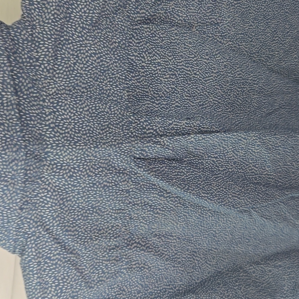Goodthreads Blue & White Print Shirt - Picture 8 of 9